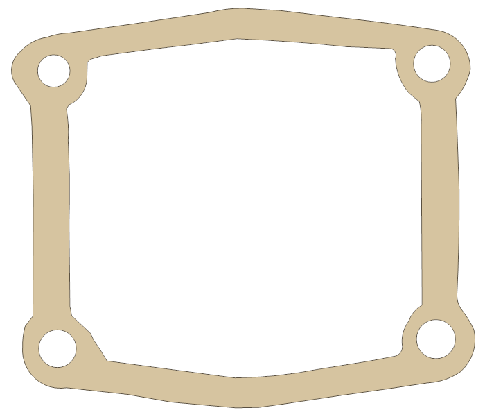 Yamaha IT200 Valve Seat gasket outline