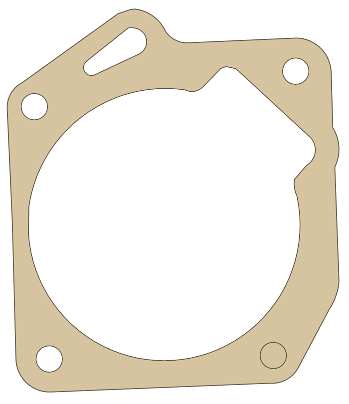 Yamaha CY50 Jog Float Chamber gasket outline