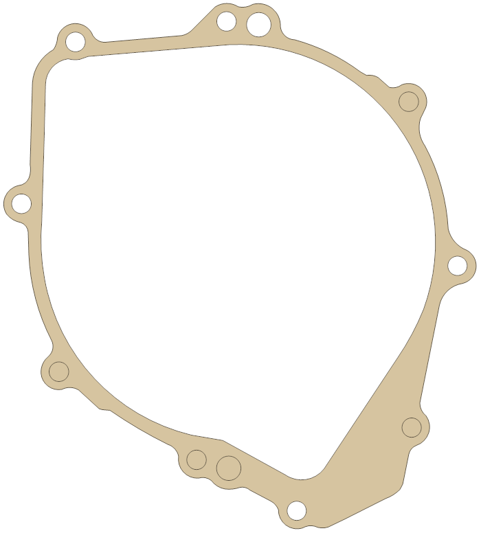 Yamaha R1 Crankcase gasket outline