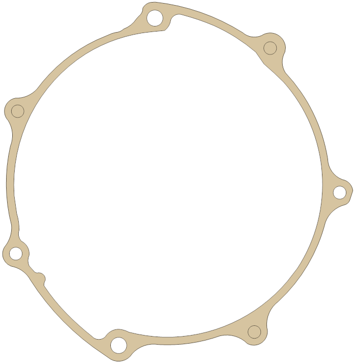 Yamaha YZ450F Gasket gasket outline