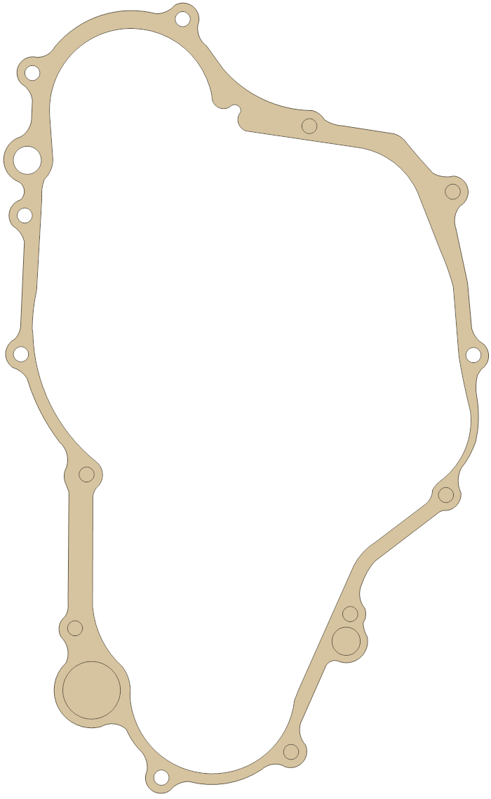 Yamaha YZ426F Crankcase gasket outline