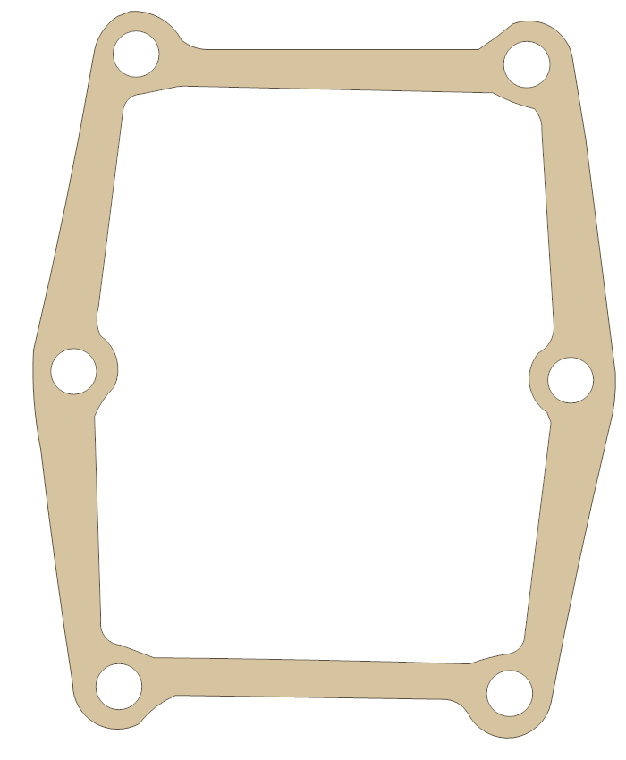 Yamaha WR500 Valve Seat gasket outline