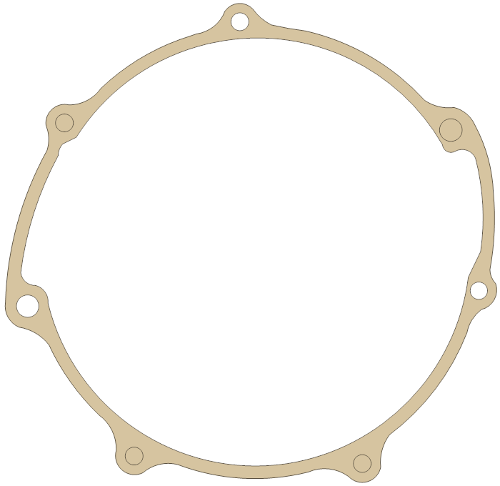 Yamaha YZ426F Carburetor gasket outline