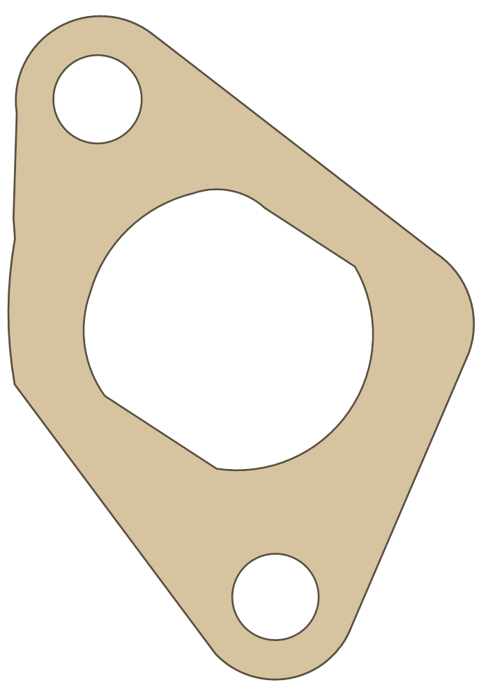 Yamaha YFA1 Tensioner gasket outline