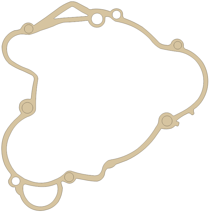 KTM Pro Senior SX Crankcase gasket outline