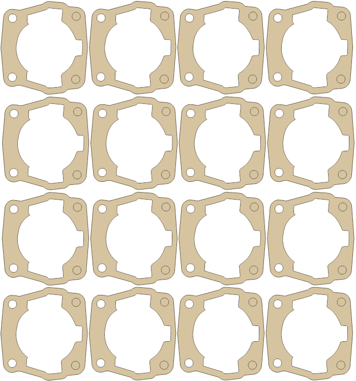 KTM Set gasket outline, OEM 46060035020, D material
