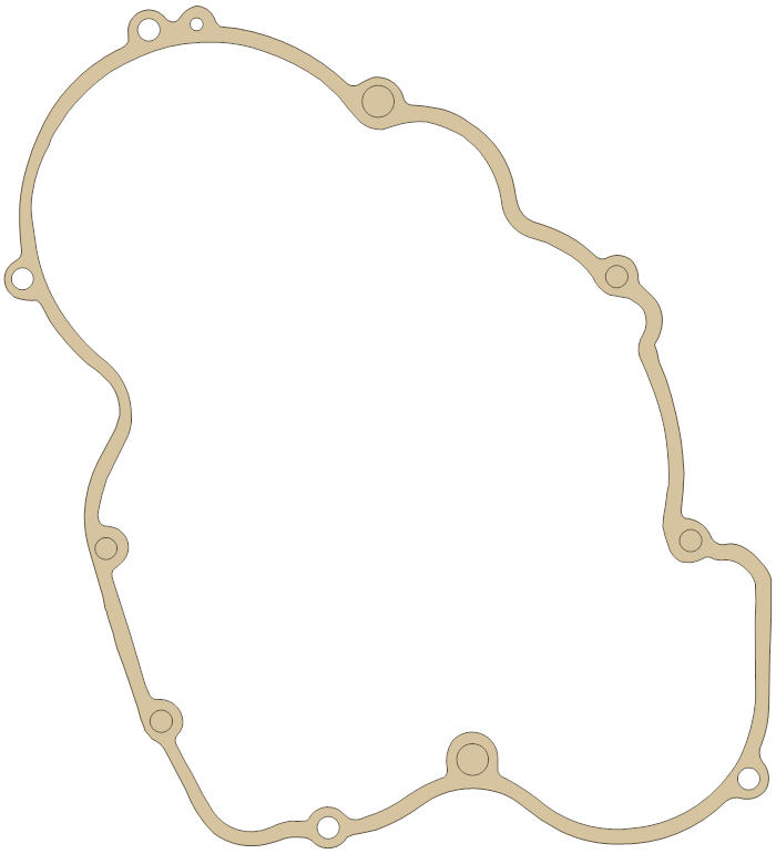 KTM 400EXC Clutch Cover gasket outline