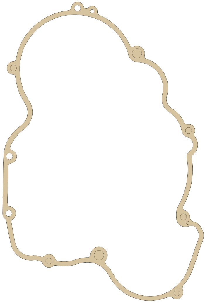 KTM Clutch Cover gasket outline, OEM 59030025100, A material