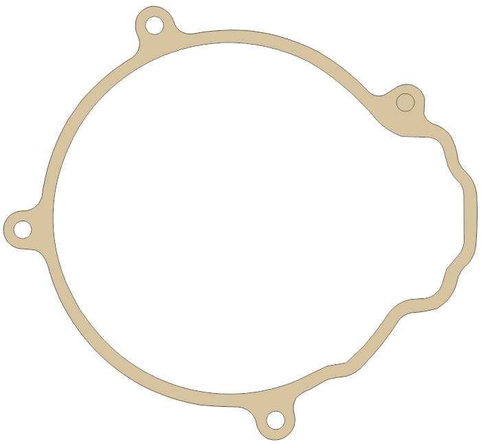 KTM Ignition Cover gasket outline, OEM 54830040000, A material