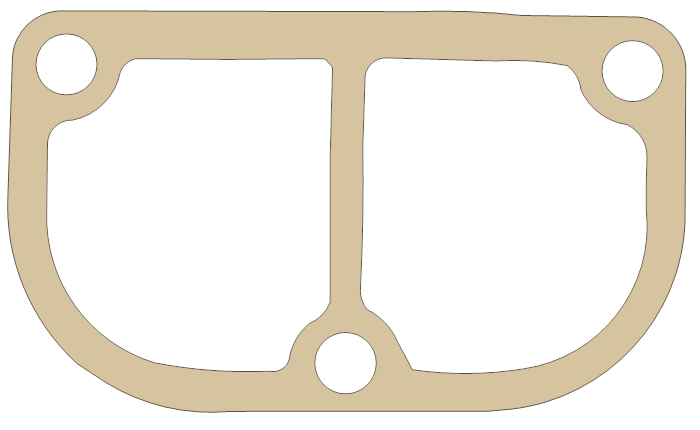 KTM Valve Cover gasket outline, OEM 58036053000, A material
