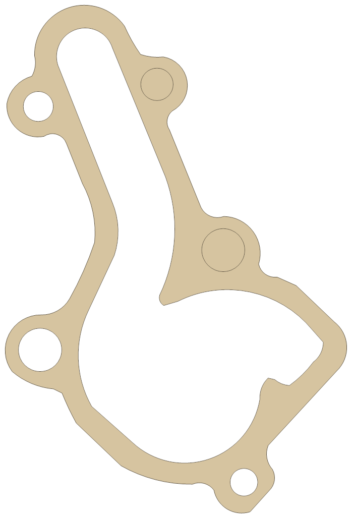 KTM Gasket gasket outline, OEM KTM-5, B material