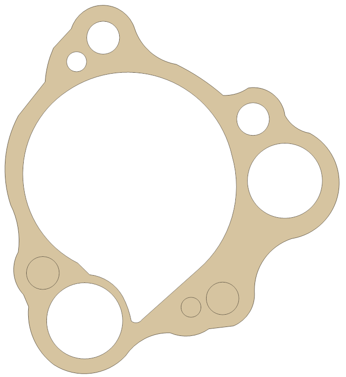 KTM 360 Gasket gasket outline