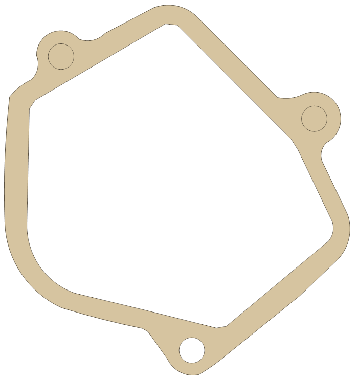 KTM Gasket gasket outline, OEM KTM-11, A material