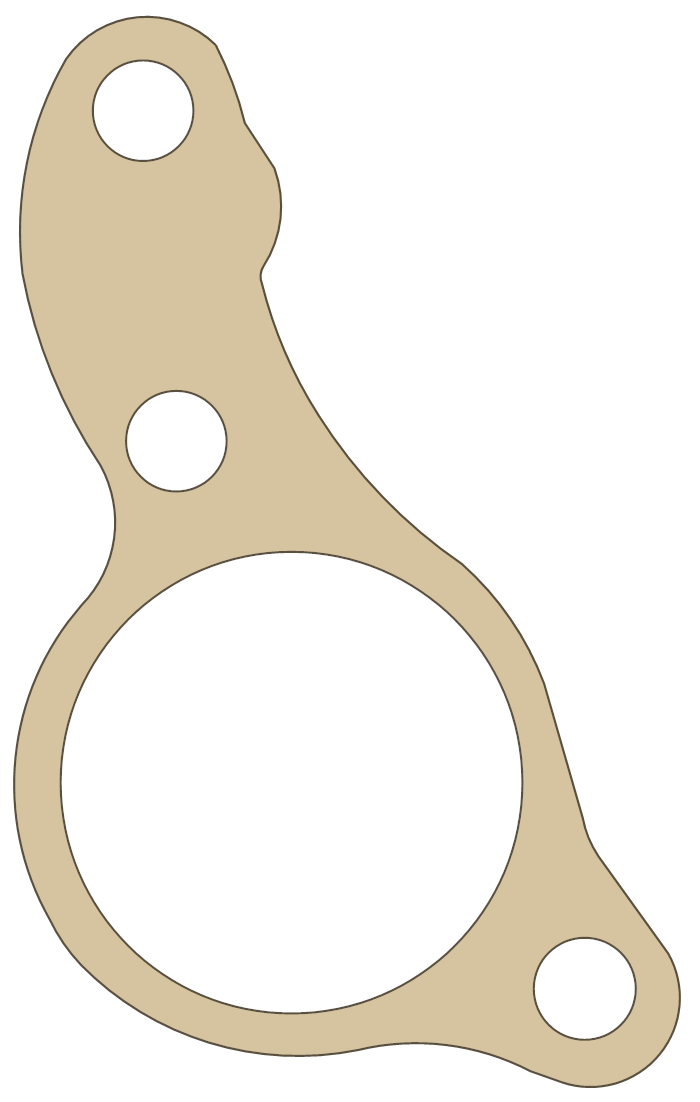 KTM Clutch Release gasket outline, OEM 50332065053, B material