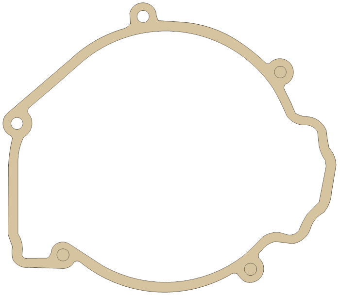 KTM 300MXC Ignition Cover gasket outline