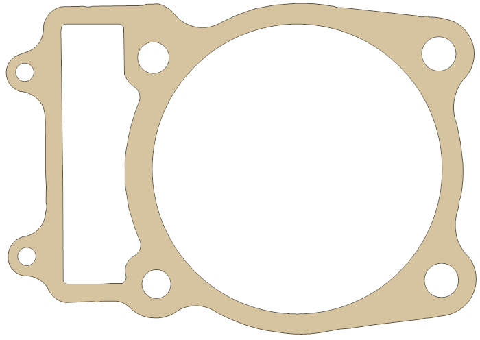 Arctic Cat Cylinder gasket outline, OEM 0830-084, A material
