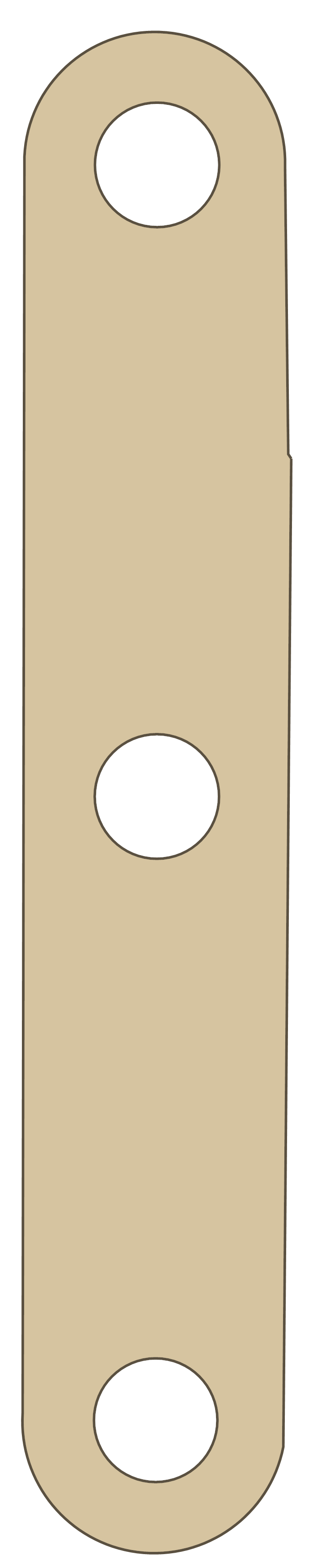 E-Z go Fuel Pump gasket outline, OEM 14429-G1, A material