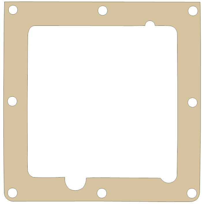 Tractor Part Numbers 2 gasket outline