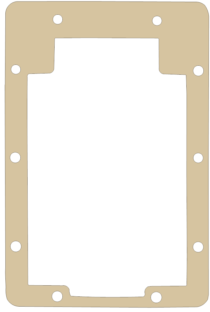 Tractor Part Numbers 3 gasket outline