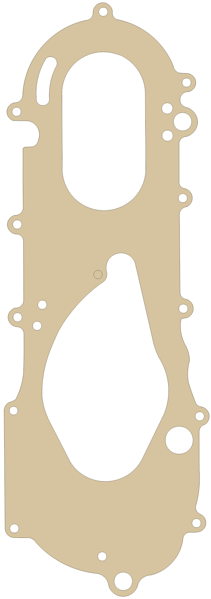 Sundiro Impulse Crankcase gasket outline