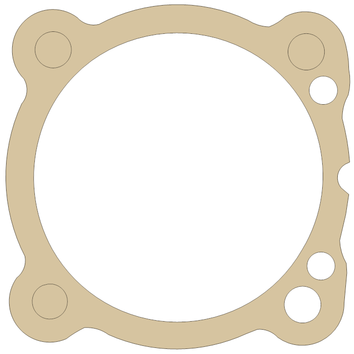 Moto Guzzi 1902-0800 gasket outline, OEM 1902-0800, A material