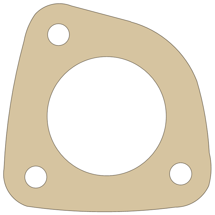 Moto Guzzi 1411-5550 gasket outline, OEM 1411-5550, B material