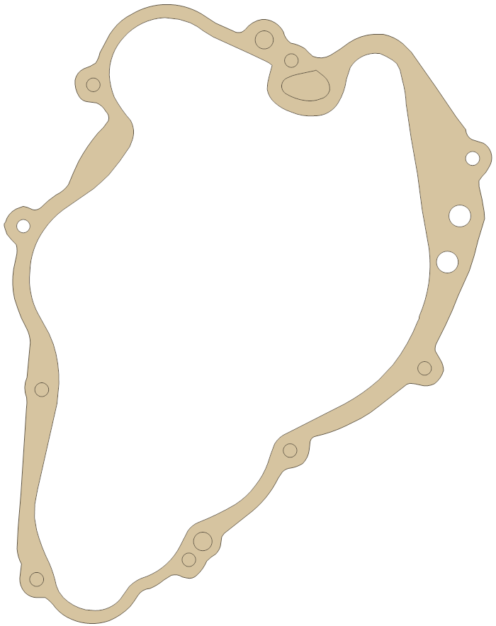Crows ATK 125 Clutch gasket outline