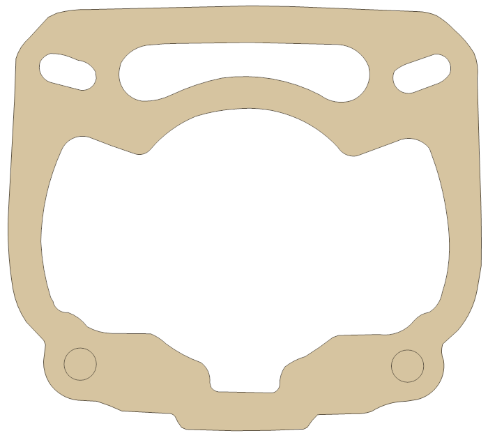 Crows ATK 125 Base gasket outline