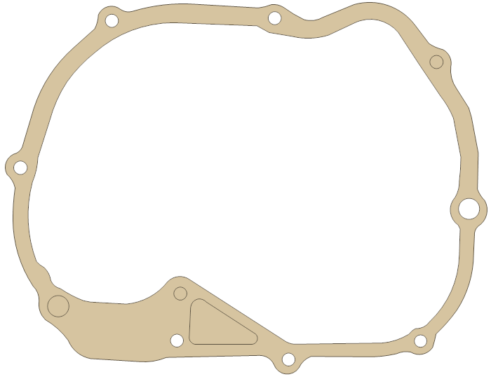 Honda ATC110E R. Crankcase Cover gasket outline