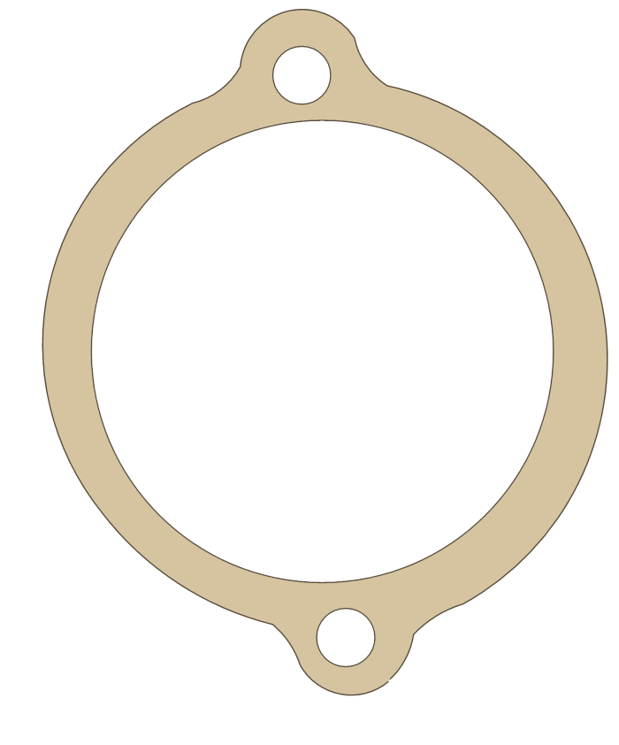Honda ATC110E Clutch Outer Cover gasket outline