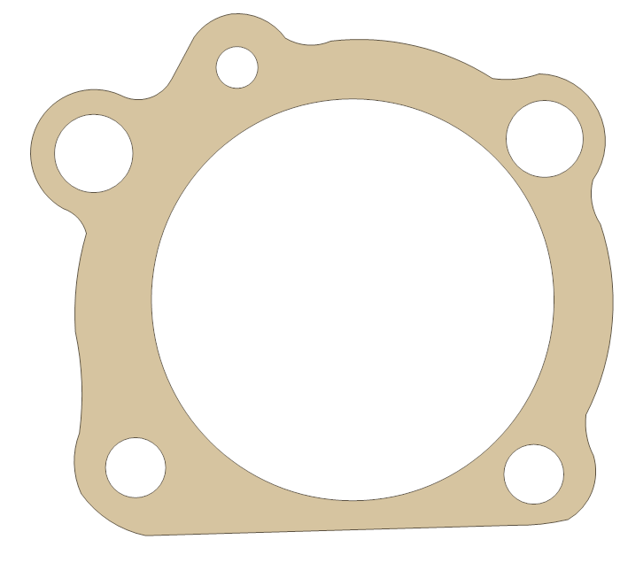 Honda ATC110 Cylinder gasket outline
