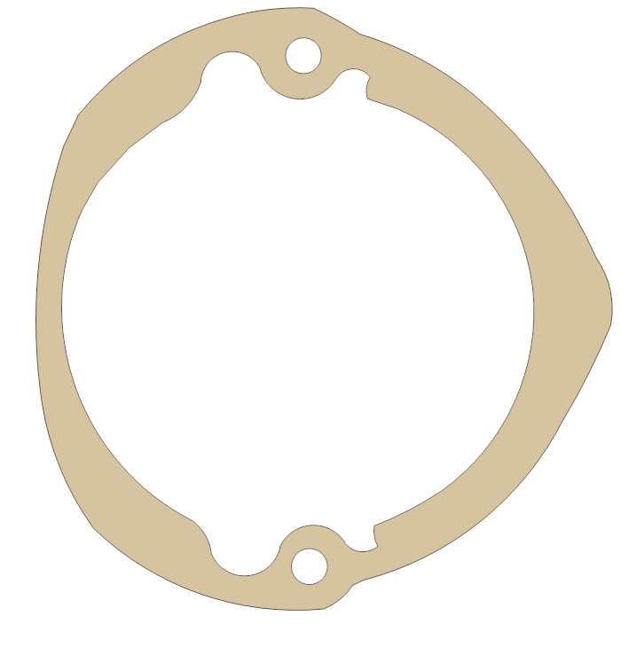 Honda Point Cover gasket outline, OEM 30391-028-000, A material