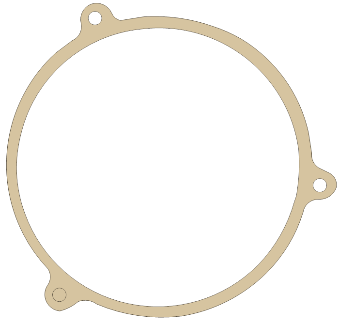 Honda ATC110 Recoil Starter gasket outline