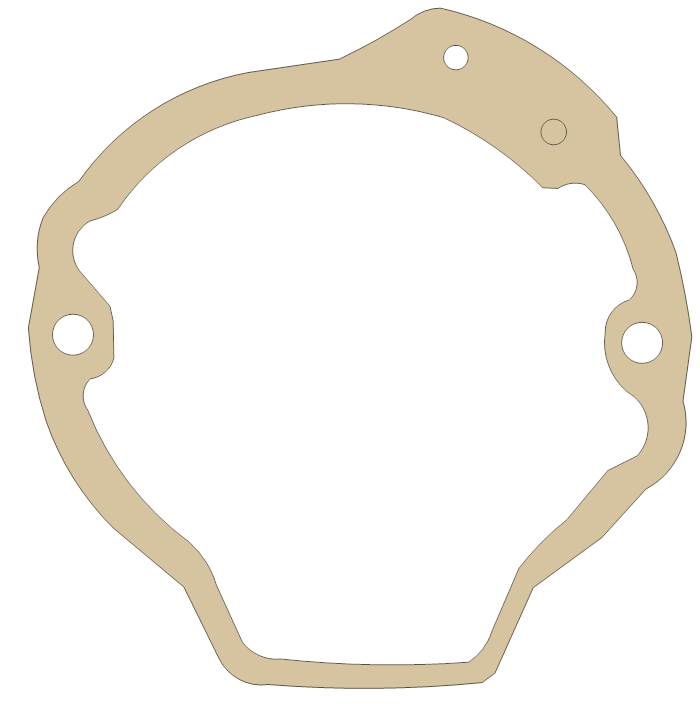 Honda ATC200S Pulse Generator Cover gasket outline