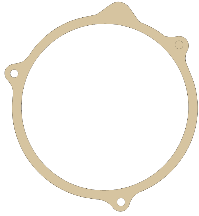 Honda FL250 Recoil Starter Case gasket outline