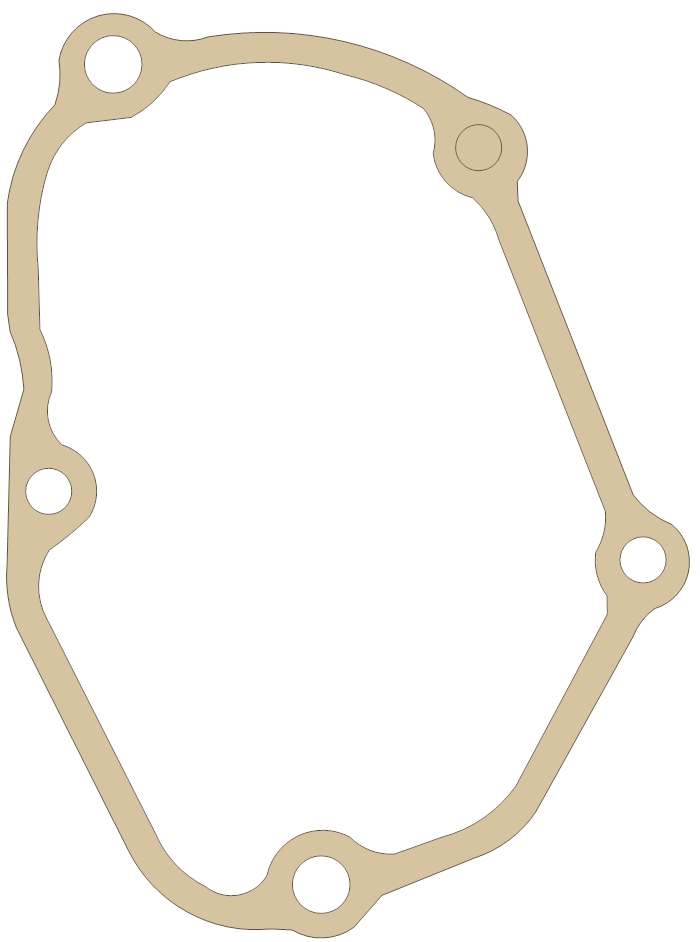 Honda CB750 Change Cover gasket outline