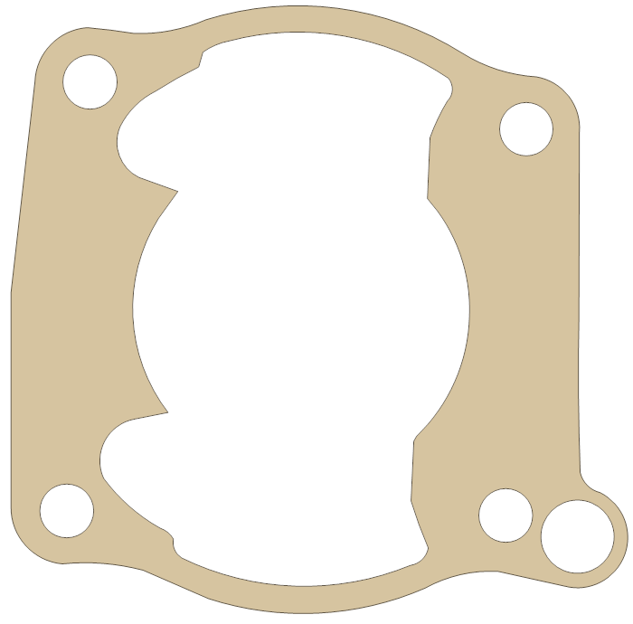 Honda Base gasket outline, OEM 12191-KA4-740, A material