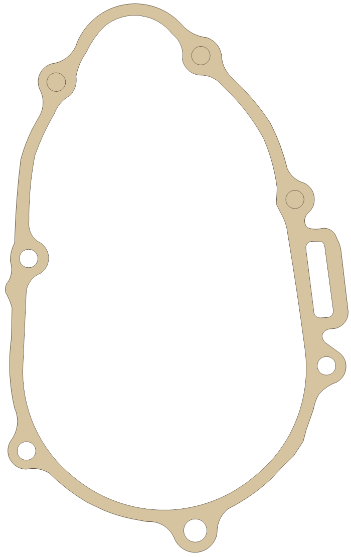 Honda CBR600F Starter Cover gasket outline