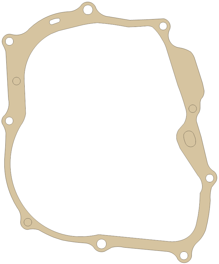 Honda 11393-115-020 gasket outline, OEM 11393-115-020, A material