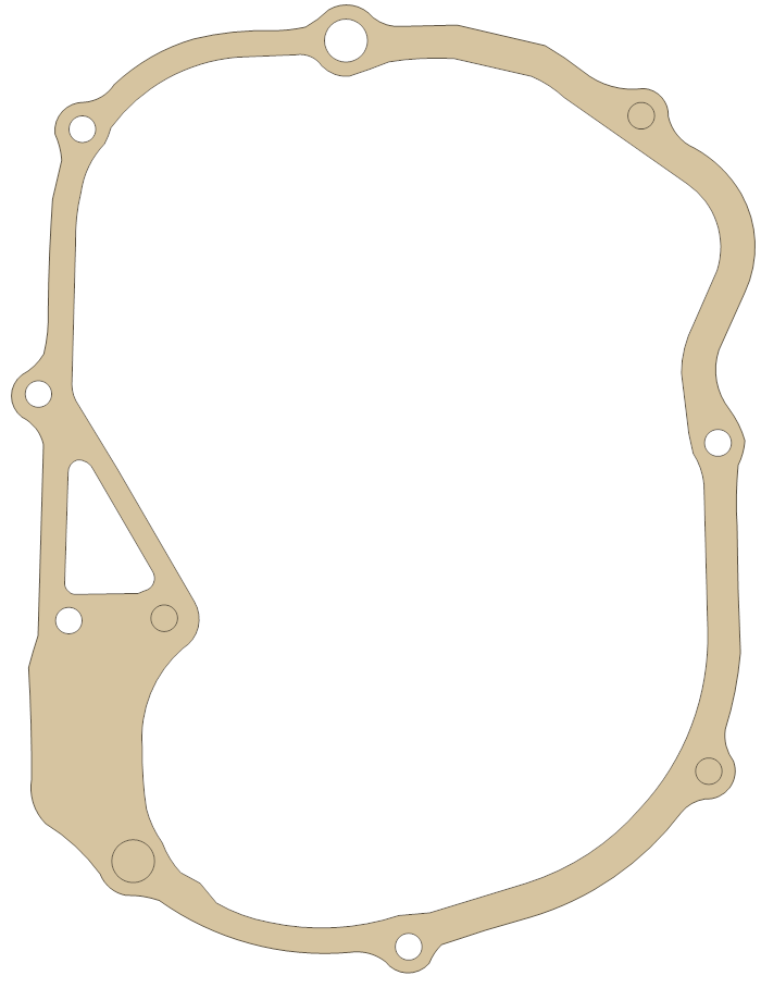 Honda 11393-459-000 gasket outline, OEM 11393-459-000, A material