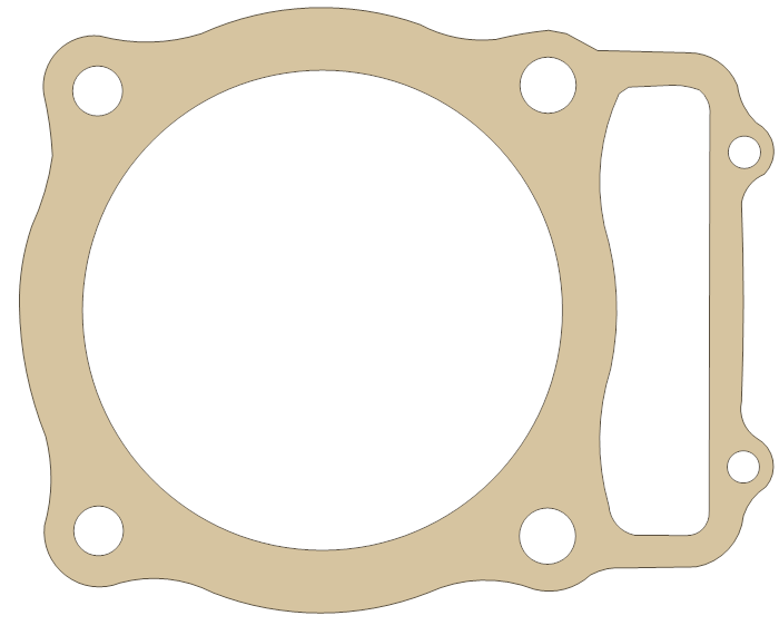 Honda XR500R Cylinder gasket outline