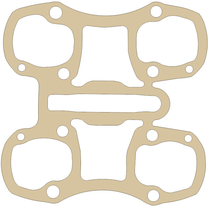 Honda Cam Cover gasket outline, OEM 12261-286-030, A material