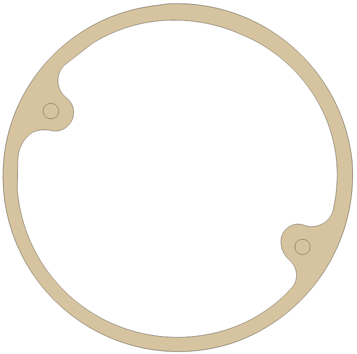 Honda Gasket gasket outline, OEM 11432-086-000, A material