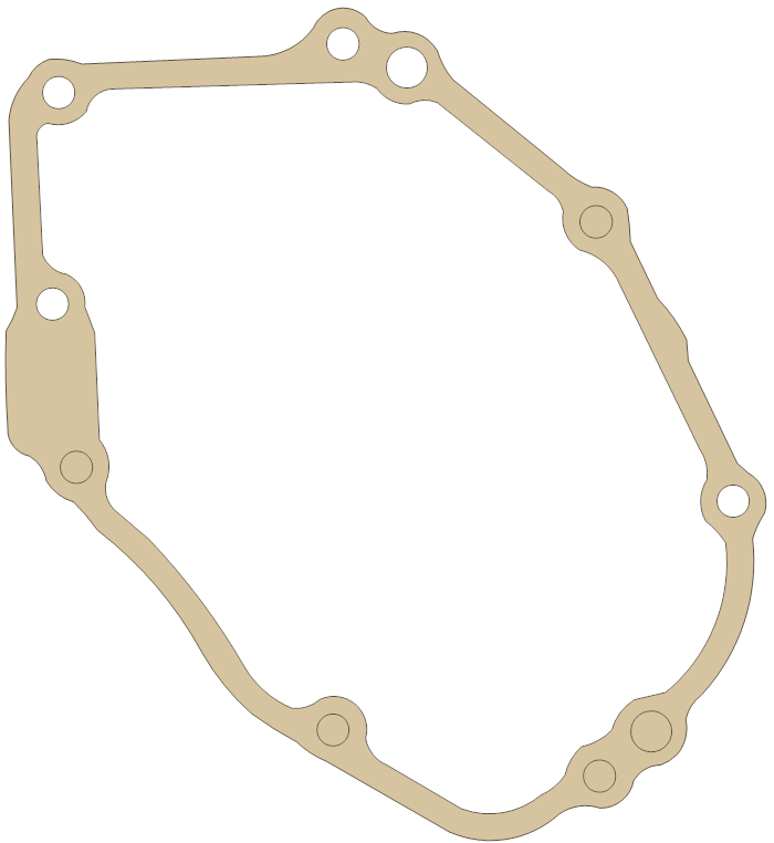 Honda Pulser Cover gasket outline, OEM 11391-MAT-000, A material