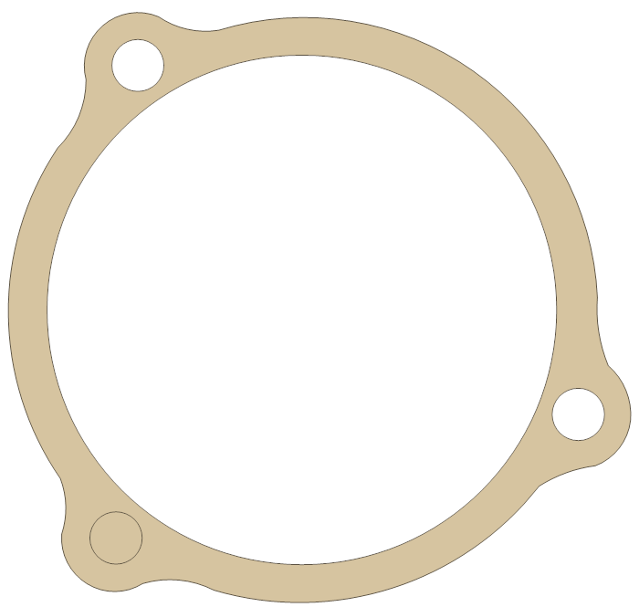 Honda Gasket gasket outline, OEM 11365-473-306, A material