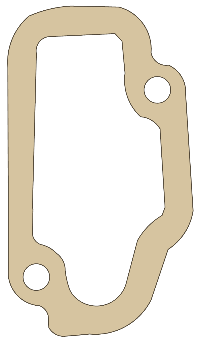 Honda Gasket gasket outline, OEM 11374-473-306, A material
