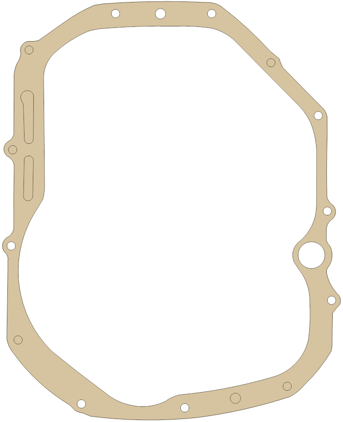 Honda CX500C Transmission Cover gasket outline