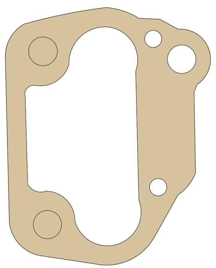 Honda Cam Pulser gasket outline, OEM 12322-MAT-E01, A material