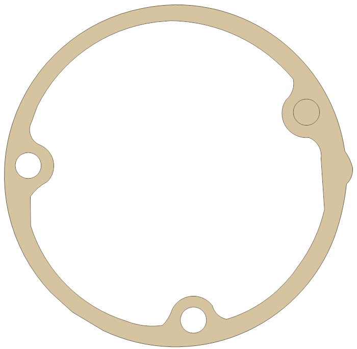 Honda 11396-MZ1-000 gasket outline, OEM 11396-MZ1-000, A material