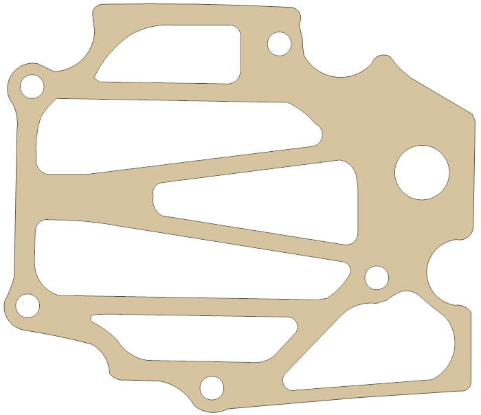 Honda Tappet Cover gasket outline, OEM 12332-MG8-306, A material